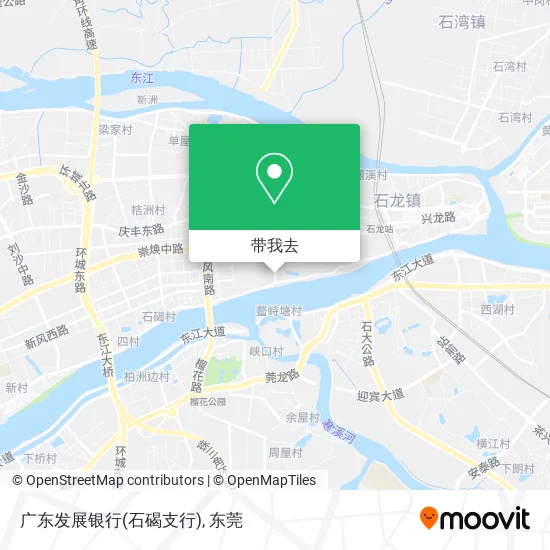 广东发展银行(石碣支行)地图
