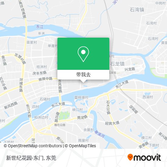新世纪花园-东门地图
