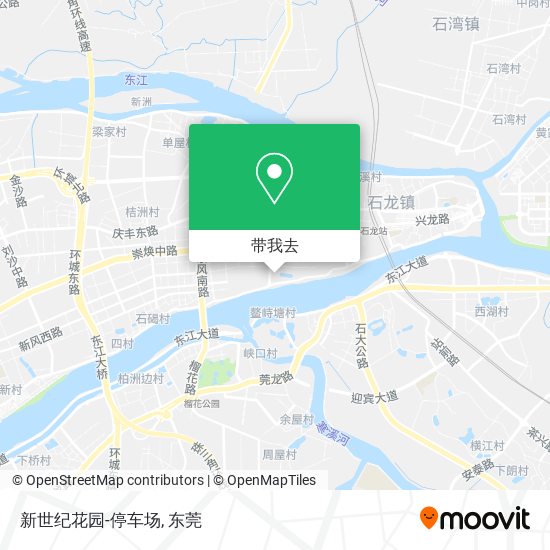 新世纪花园-停车场地图