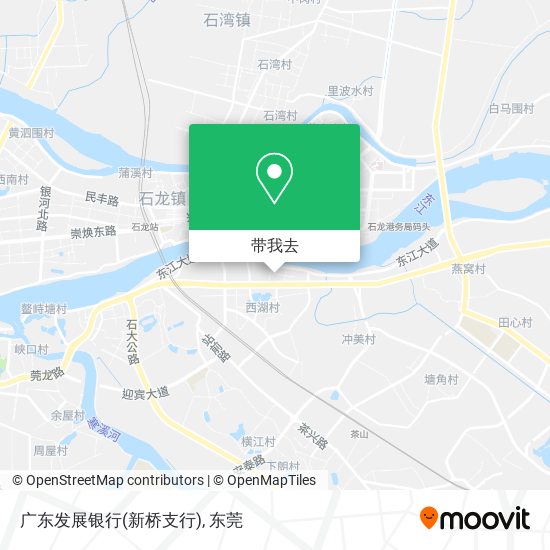 广东发展银行(新桥支行)地图