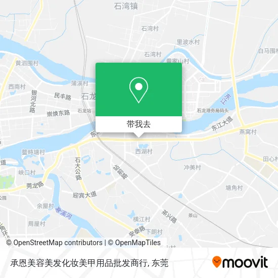 承恩美容美发化妆美甲用品批发商行地图