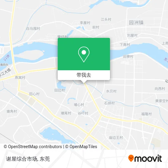 谢屋综合市场地图