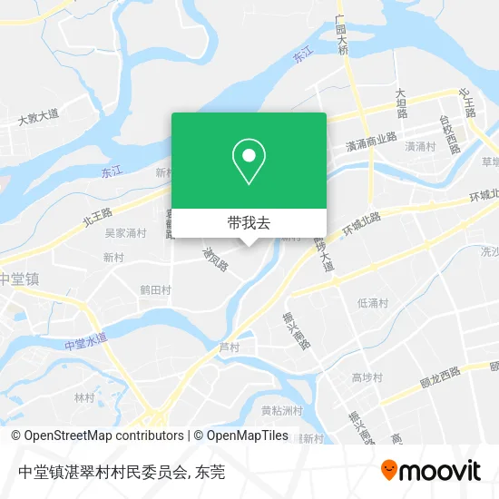 中堂镇湛翠村村民委员会地图