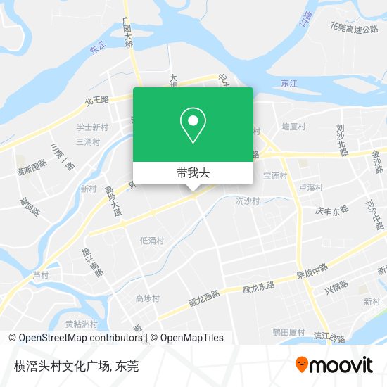 横滘头村文化广场地图