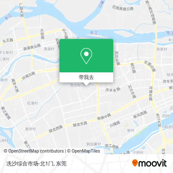 冼沙综合市场-北1门地图