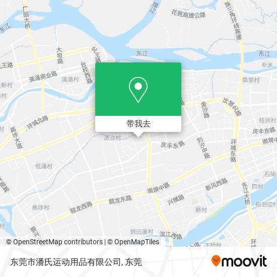 东莞市潘氏运动用品有限公司地图