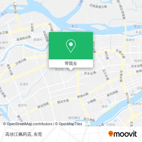 高埗江枫药店地图