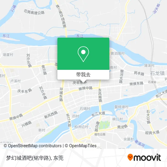 梦幻城酒吧(铭华路)地图
