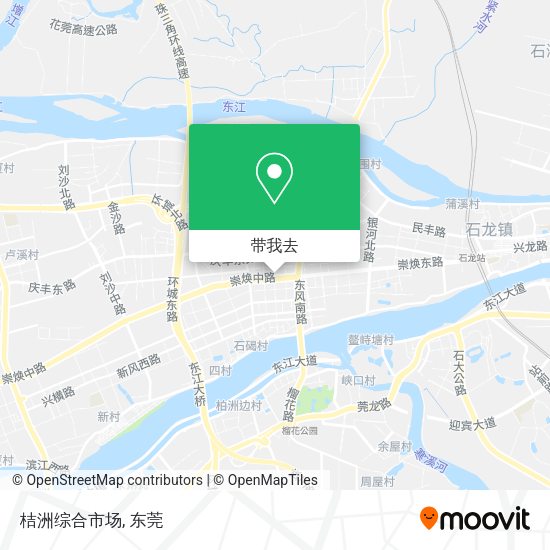 桔洲综合市场地图