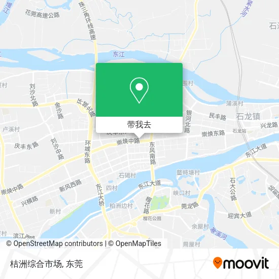 桔洲综合市场地图