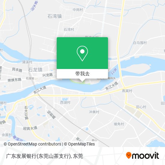 广东发展银行(东莞山茶支行)地图
