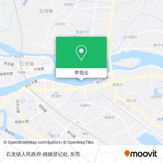 石龙镇人民政府-婚姻登记处地图