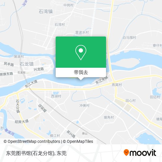 东莞图书馆(石龙分馆)地图