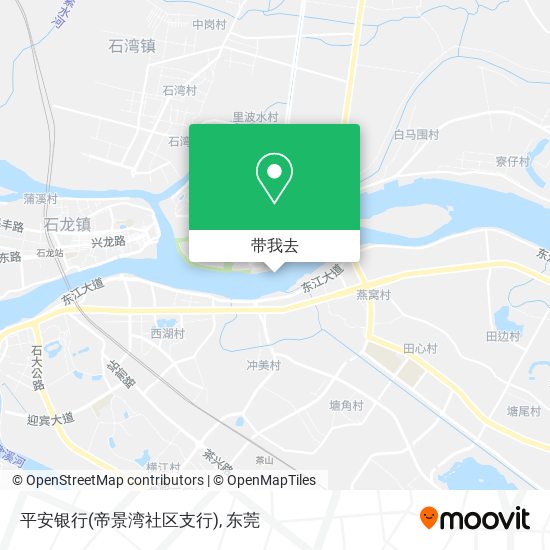 平安银行(帝景湾社区支行)地图