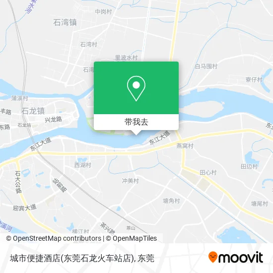 城市便捷酒店(东莞石龙火车站店)地图