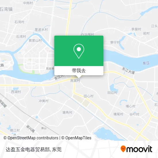 达盈五金电器贸易部地图