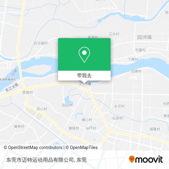 东莞市迈特运动用品有限公司地图