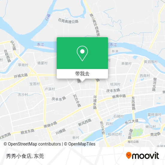 秀秀小食店地图