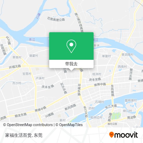 家福生活百货地图