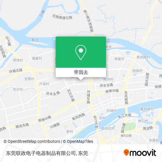 东莞联政电子电器制品有限公司地图