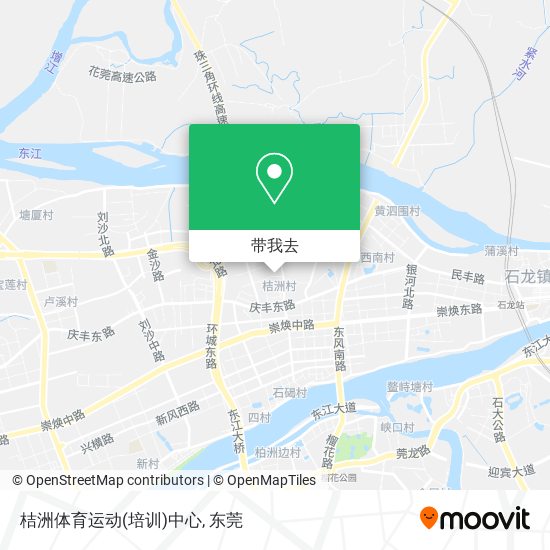 桔洲体育运动(培训)中心地图