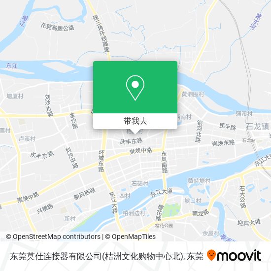 东莞莫仕连接器有限公司(桔洲文化购物中心北)地图