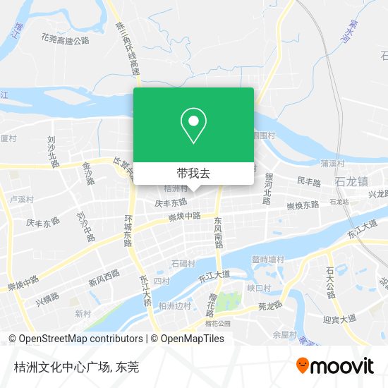 桔洲文化中心广场地图