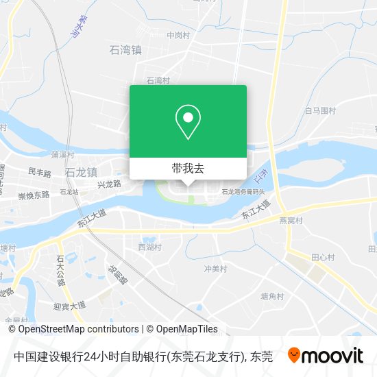 中国建设银行24小时自助银行(东莞石龙支行)地图