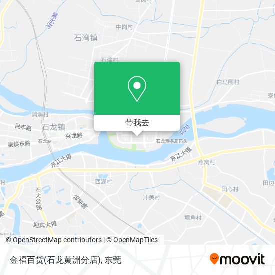 金福百货(石龙黄洲分店)地图