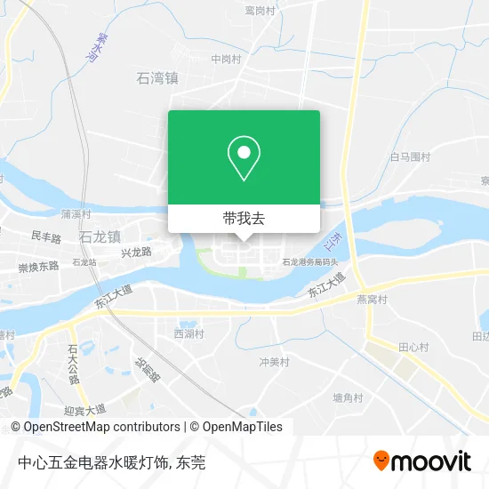中心五金电器水暖灯饰地图