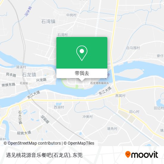 遇见桃花源音乐餐吧(石龙店)地图