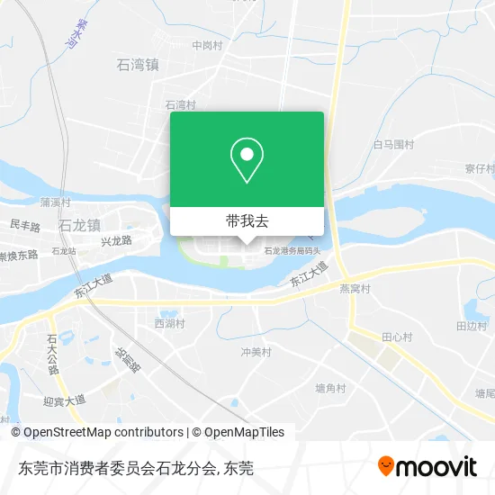 东莞市消费者委员会石龙分会地图