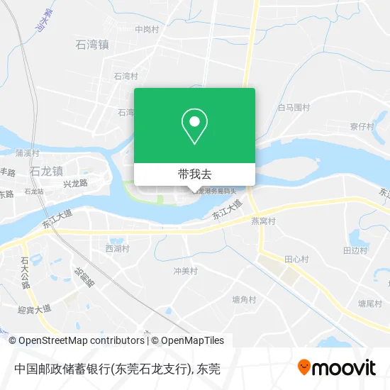 中国邮政储蓄银行(东莞石龙支行)地图