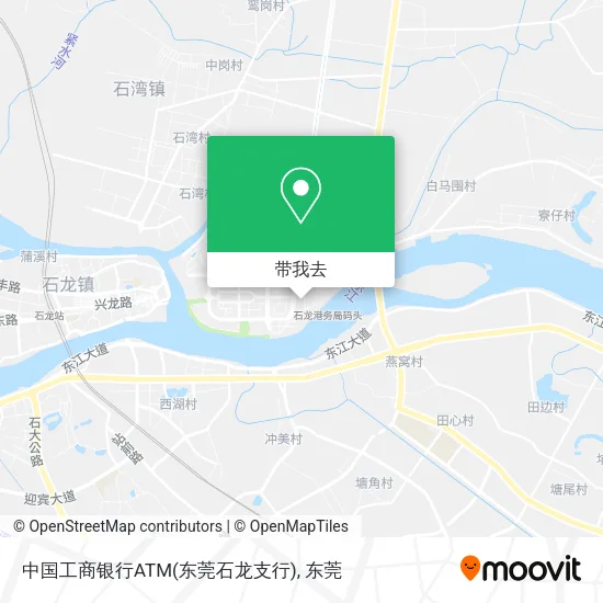 中国工商银行ATM(东莞石龙支行)地图