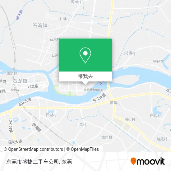 东莞市盛捷二手车公司地图