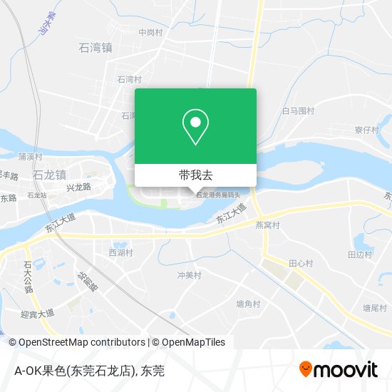 A-OK果色(东莞石龙店)地图