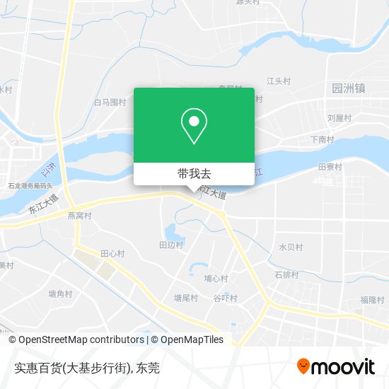 实惠百货(大基步行街)地图
