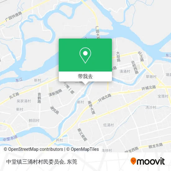 中堂镇三涌村村民委员会地图