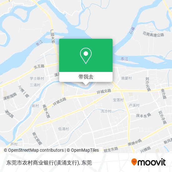 东莞市农村商业银行(潢涌支行)地图