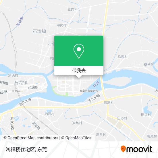 鸿福楼住宅区地图