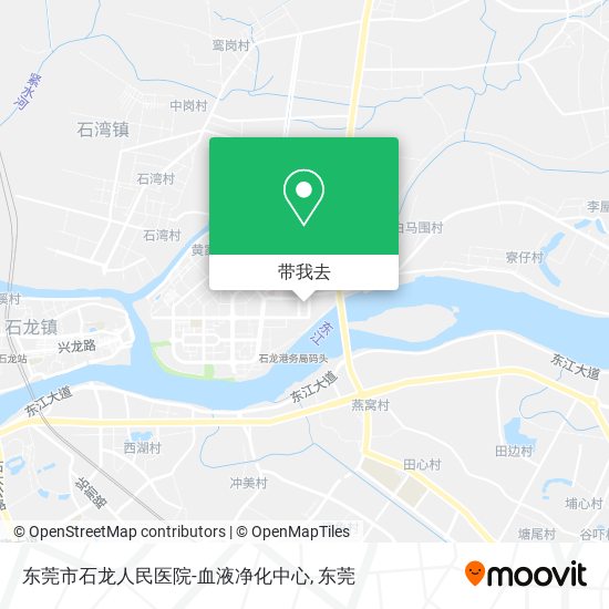 东莞市石龙人民医院-血液净化中心地图