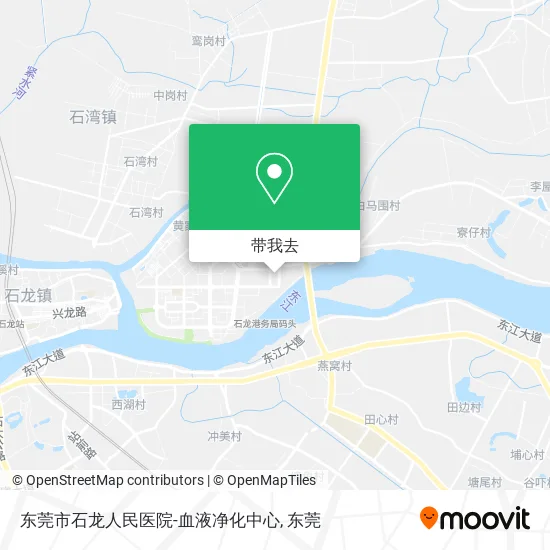 东莞市石龙人民医院-血液净化中心地图