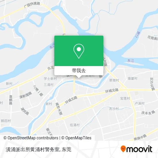 潢涌派出所黄涌村警务室地图