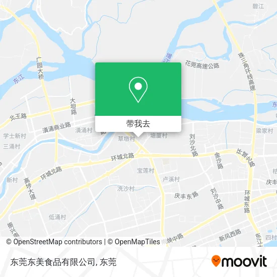 东莞东美食品有限公司地图