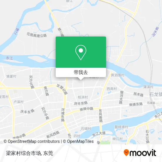 梁家村综合市场地图