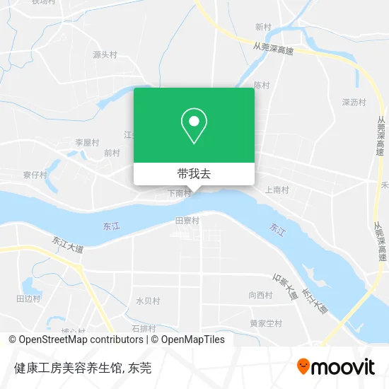 健康工房美容养生馆地图