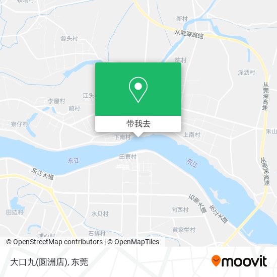 大口九(圆洲店)地图
