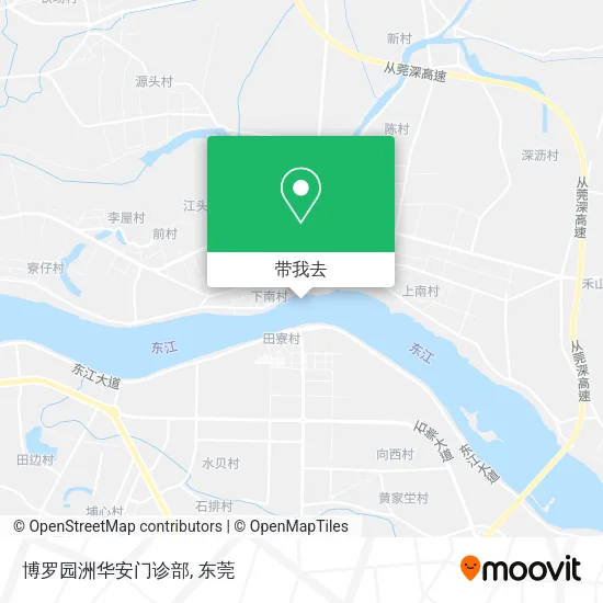 博罗园洲华安门诊部地图