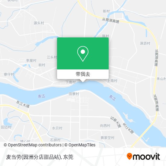 麦当劳(园洲分店甜品站)地图