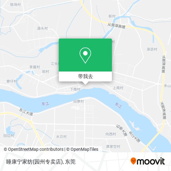 睡康宁家纺(园州专卖店)地图
